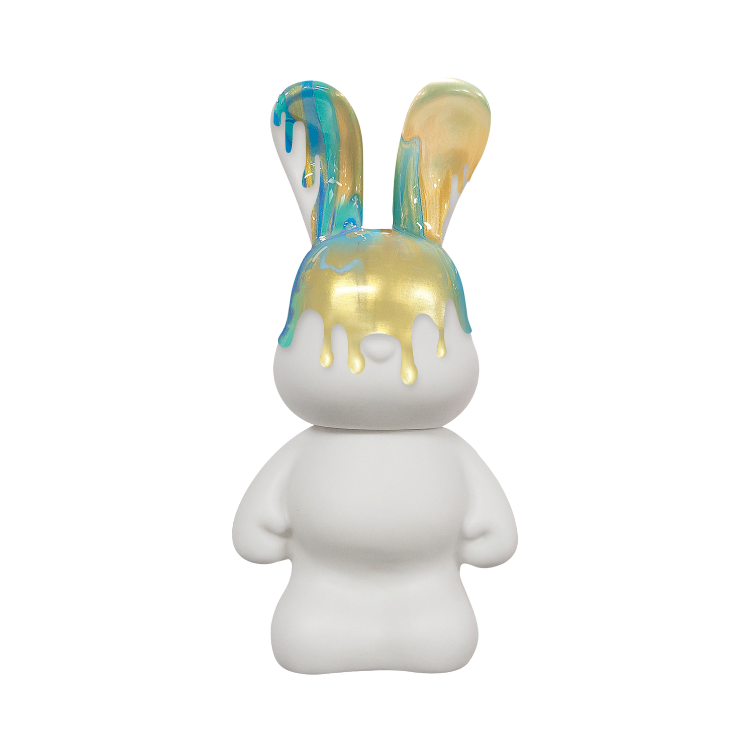 Pour PalZ Large Paint Bunny GOLDEN SPLASH & TUTTI FRUTTI — TOYMONSTER